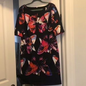 Tahara Short Sleeve Butterfly Dress